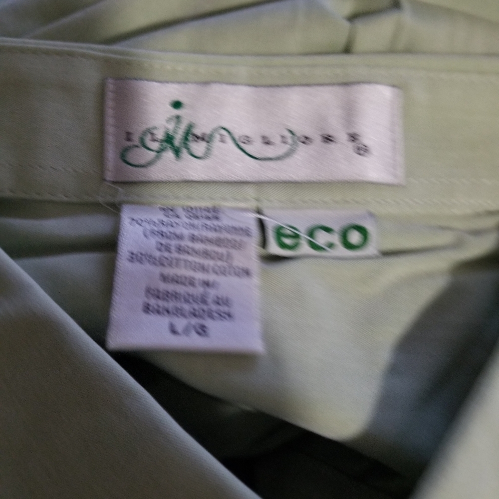 2/$25 Light Green Button-Up Shirt - Picture 3 of 3